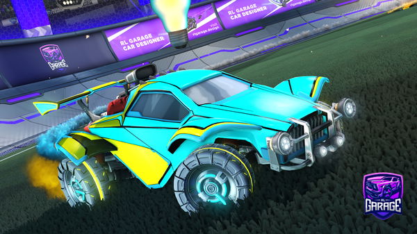 A Rocket League car design from ItsBiscuit