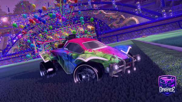 A Rocket League car design from Fowellart