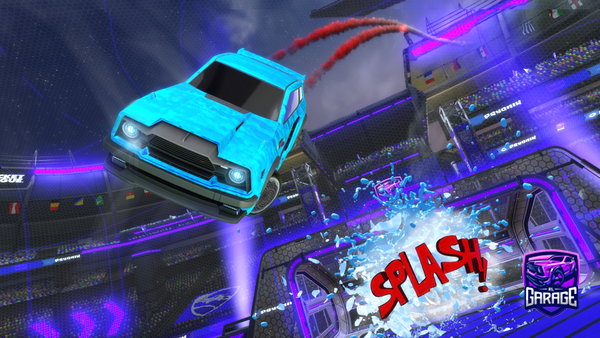 A Rocket League car design from Qrj