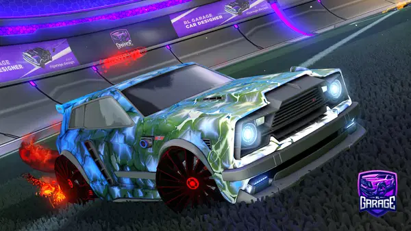 A Rocket League car design from luaka_hat