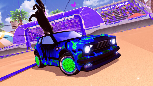 A Rocket League car design from maxencio89
