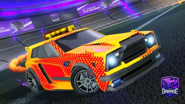A Rocket League car design from blinKAlliance