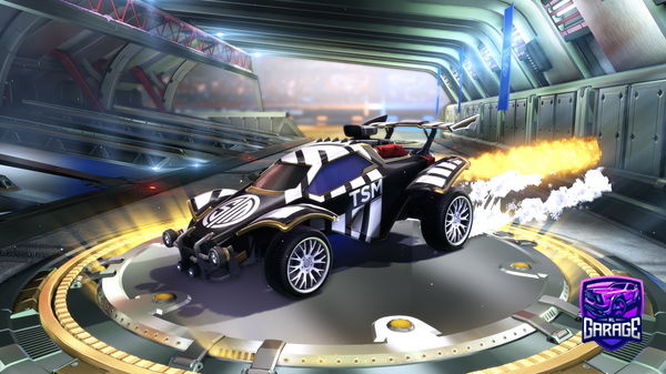 A Rocket League car design from PlatRLYT