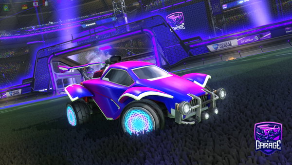 A Rocket League car design from theokons