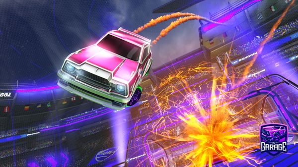 A Rocket League car design from waleedraid