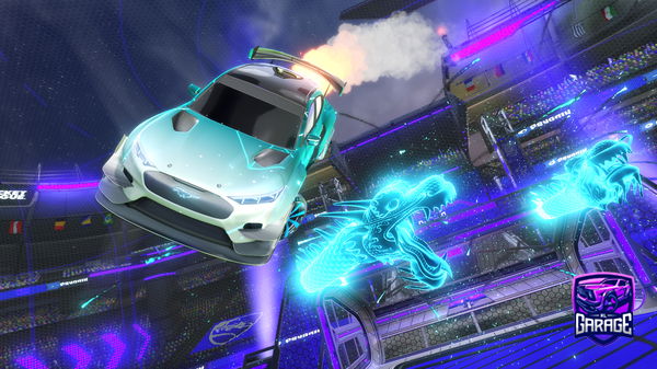 A Rocket League car design from flashiron12