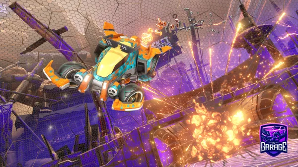 A Rocket League car design from dinogod444