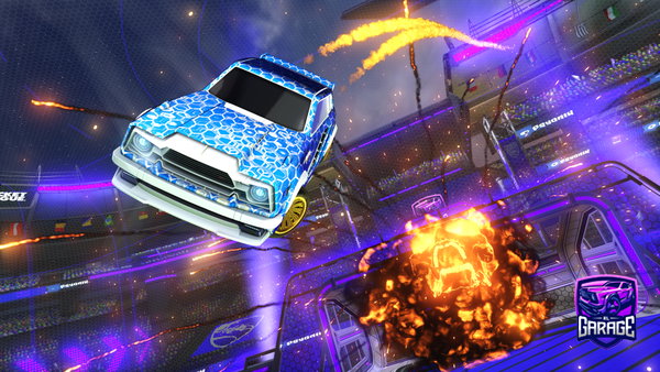 A Rocket League car design from LexusGPS