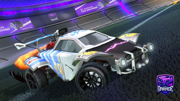 A Rocket League car design from cherrryyyyy