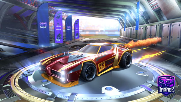 A Rocket League car design from Visanen