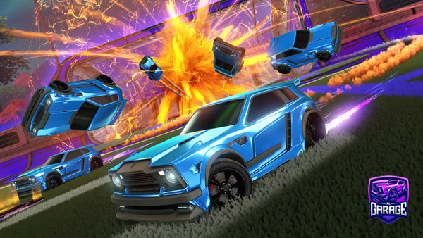 A Rocket League car design from Iliotix