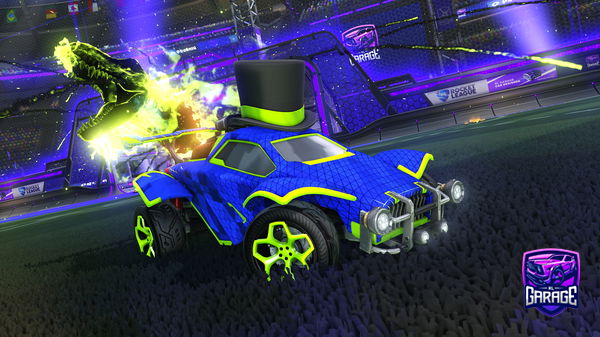 A Rocket League car design from SennB16