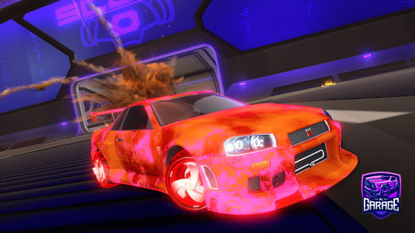 A Rocket League car design from Bul3wd