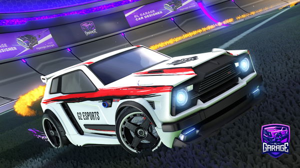 A Rocket League car design from Verrkami