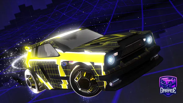 A Rocket League car design from stova