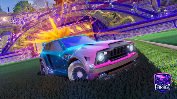 A Rocket League car design from voitx64