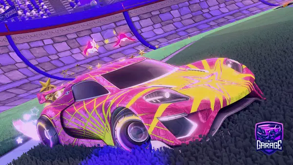 A Rocket League car design from JULA11