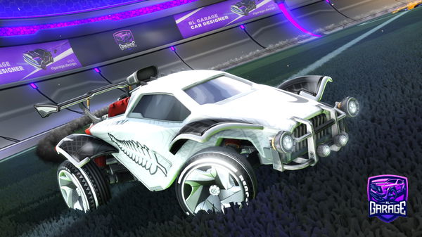 A Rocket League car design from hellodarcy