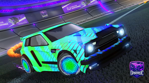 A Rocket League car design from jacobbahnan