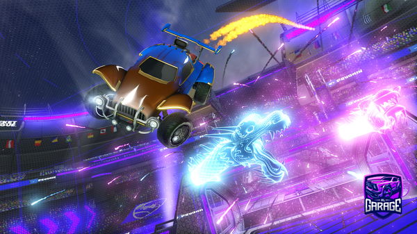 A Rocket League car design from Board