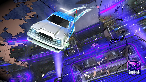 A Rocket League car design from Shindra