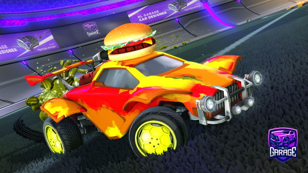 A Rocket League car design from CrspyChkn