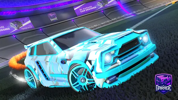 A Rocket League car design from iLuxify
