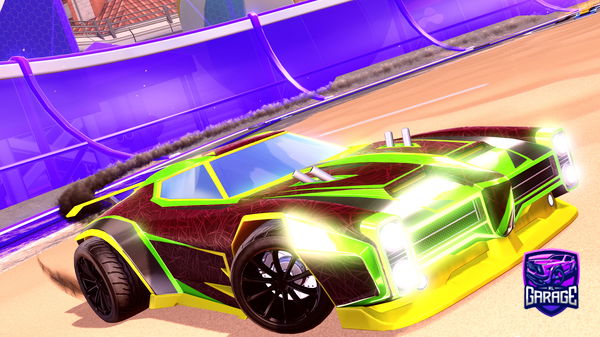 A Rocket League car design from drft_rl
