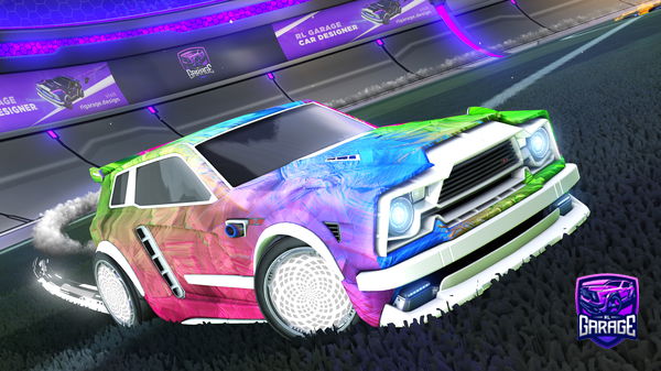 A Rocket League car design from vicRL