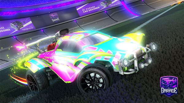 A Rocket League car design from CheesyAvocadoXD