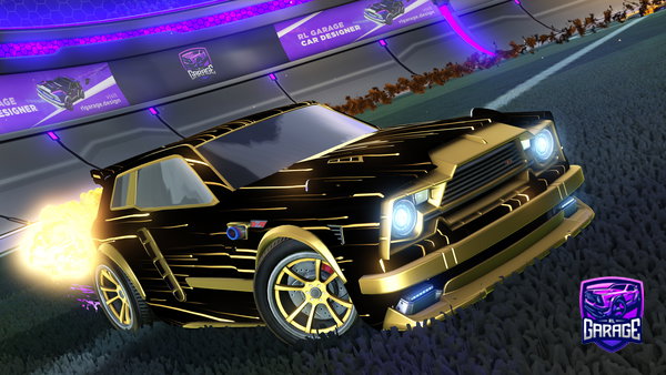 A Rocket League car design from Stonks62