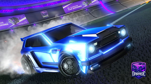 A Rocket League car design from AlanMerFla