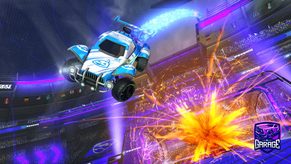 A Rocket League car design from elkesiassss