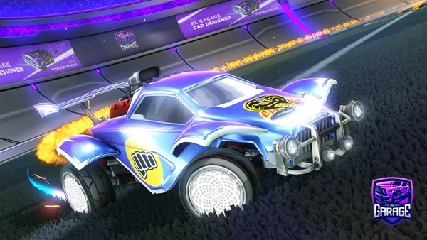 A Rocket League car design from r0nald07
