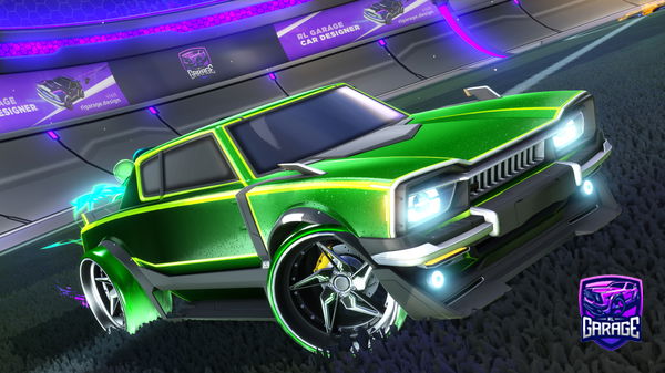A Rocket League car design from MisterMelon
