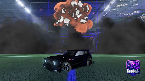 A Rocket League car design from Spark_GamerX