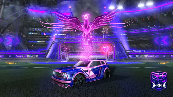 A Rocket League car design from DarkMist182