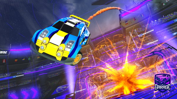 A Rocket League car design from Camdenkid23