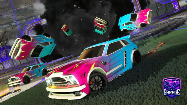 A Rocket League car design from Lucaeujskdjejnr