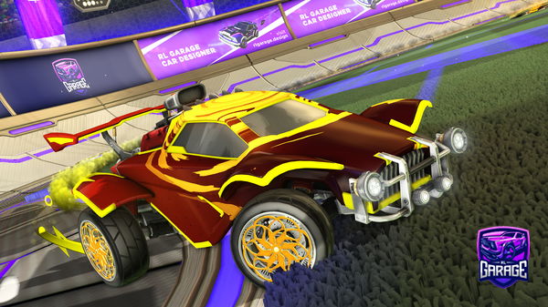 A Rocket League car design from Blue_Panda