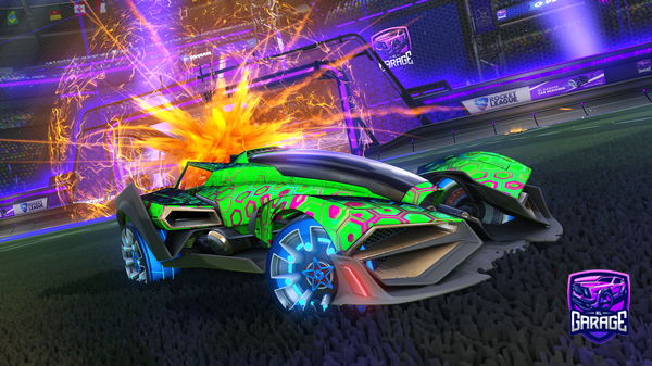 A Rocket League car design from Herobrine3818