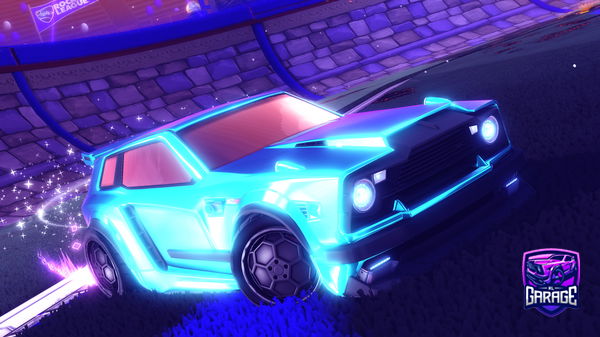 A Rocket League car design from CuteKittyYT