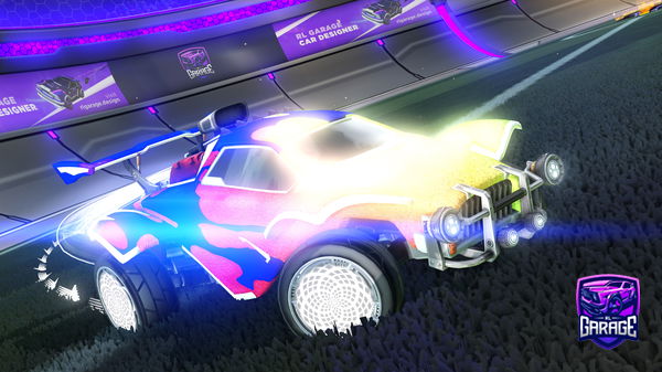 A Rocket League car design from JBLilPaper
