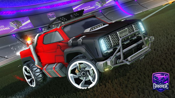 A Rocket League car design from KhiJ18