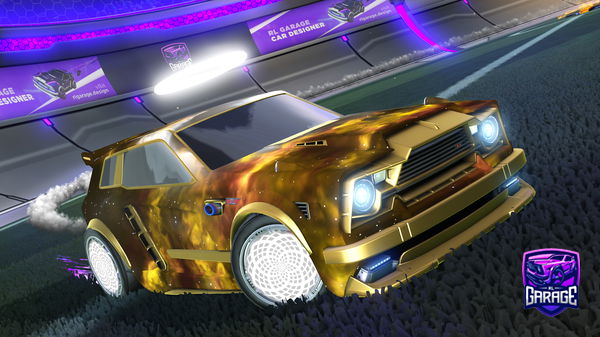 A Rocket League car design from Kal_El_1114