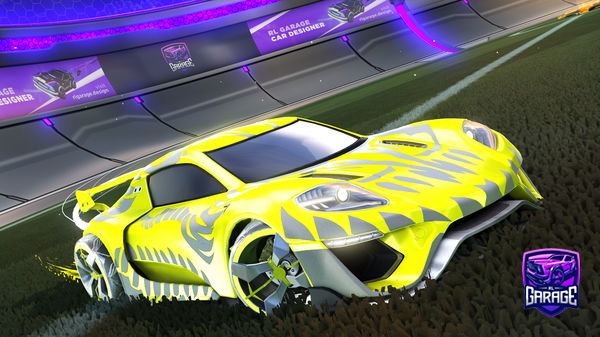 A Rocket League car design from SuperCayse