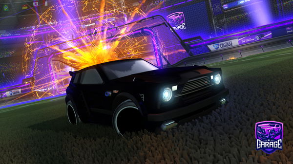 A Rocket League car design from pallone-titanico2