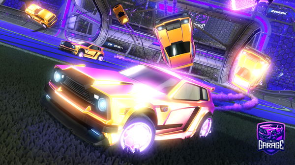 A Rocket League car design from Azta_rl