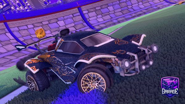 A Rocket League car design from goyogrippy