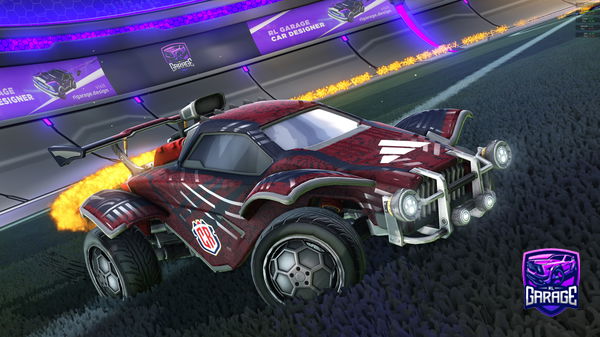 A Rocket League car design from Crayonzs